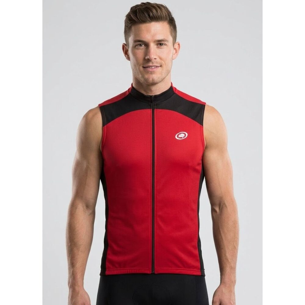 New Performance Elite Sleeveless Bicycle Cycling Jersey Men's Size Medium
